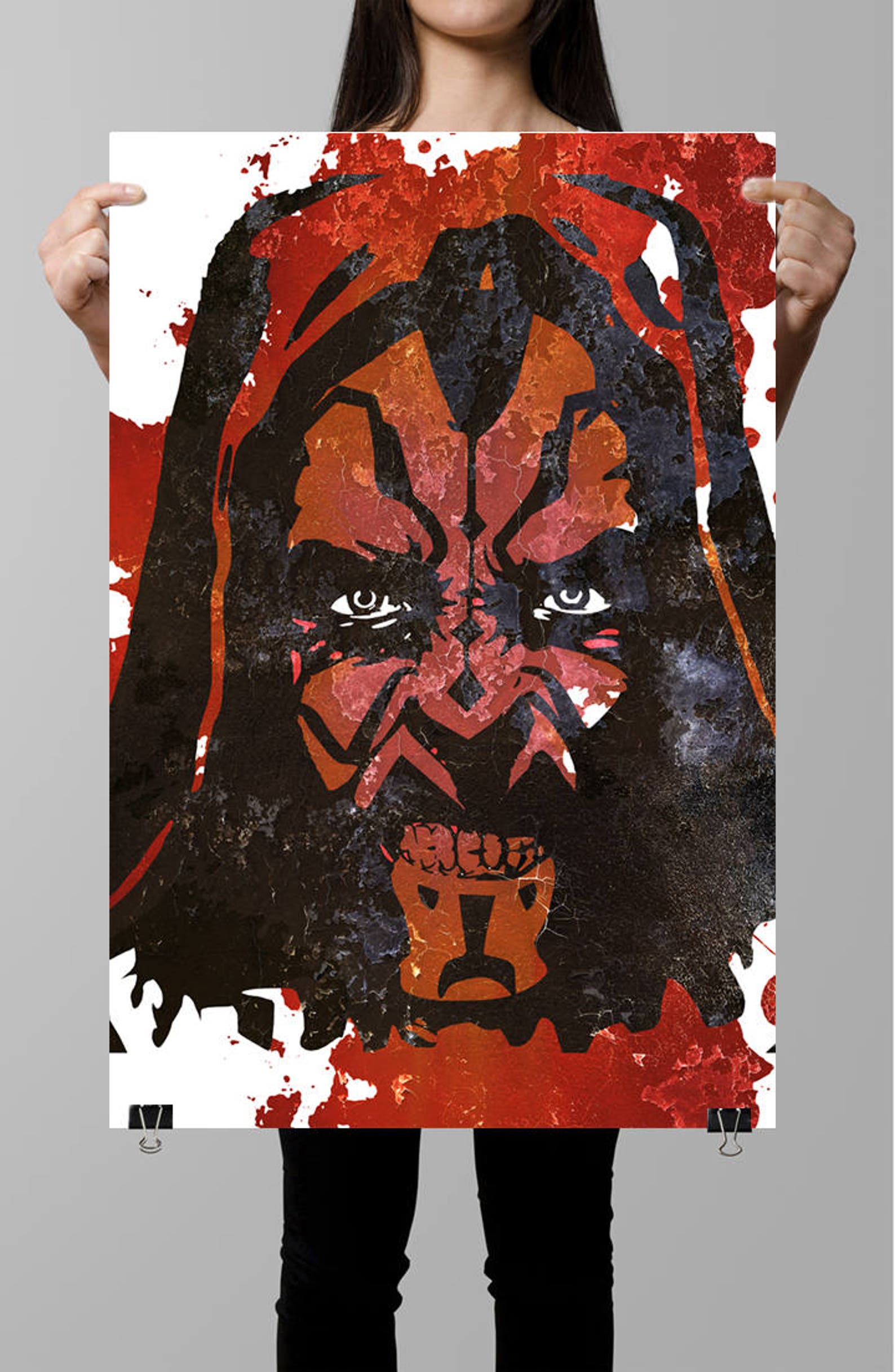 Sheev Icon Star Wars Fan Poster, Sith Lord, Sheev Palpatine, Darth Maul, Movie ...