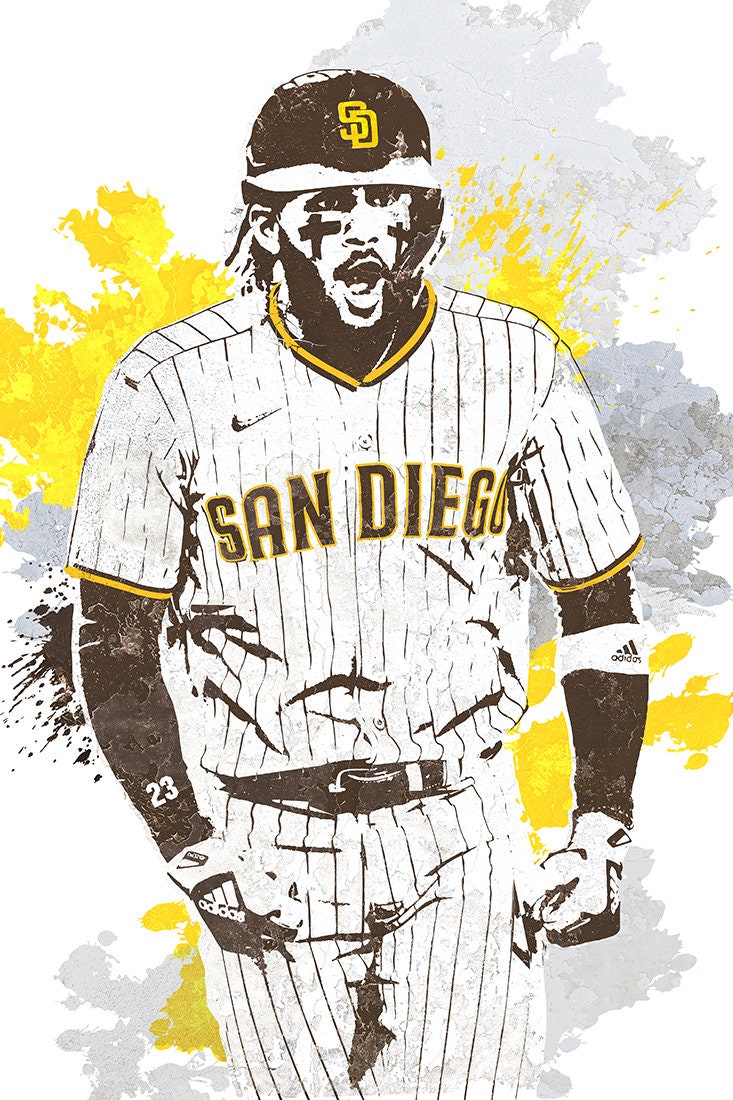 Fernando Tatís Jr. San Diego Padres Poster Wall Art Sports Etsy