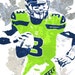 Fan Art Poster, Russell Wilson Seattle Seahawks Poster, Wall Art ...