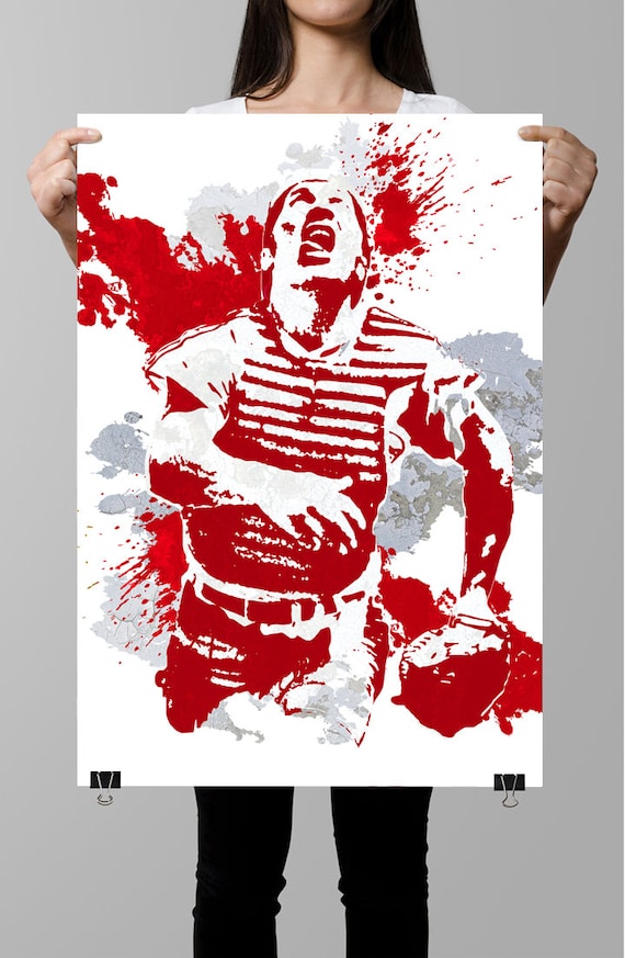 Johnny Bench Cincinnati Reds Sports Poster Wall Art Sports Etsy