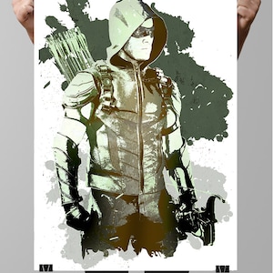 Green Arrow fan Poster, Oliver Queen DC Comics