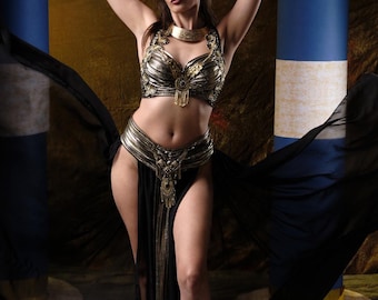 Egyptian Princess costume,  Cleopatra costume, Goddess costume,  Fantasy dress, Gold Goddess halloween costume, Aphrodite, khaleesi