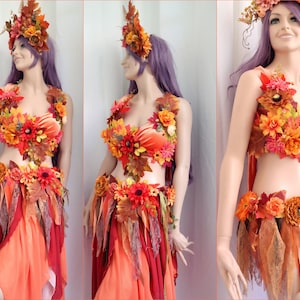 Adult Fall Woodland Fairy Costume, Autumn Fairy dress, Fall Fairy dress, Adult Pixie costume, Woodland Costume, Autumn Fairy Costume