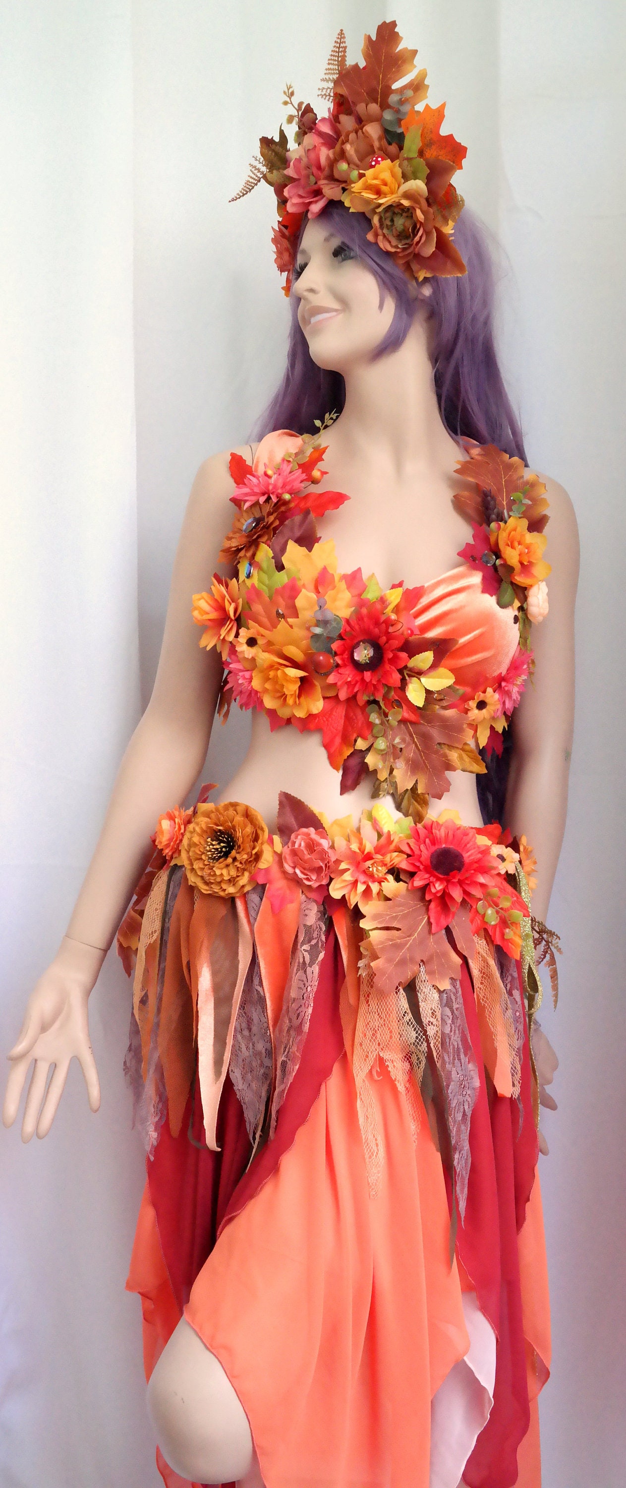Adult Fall Woodland Fairy Costume, Autumn Fairy Dress, Fall Fairy Dress,  Adult Pixie Costume, Woodland Costume, Autumn Fairy Costume - Etsy