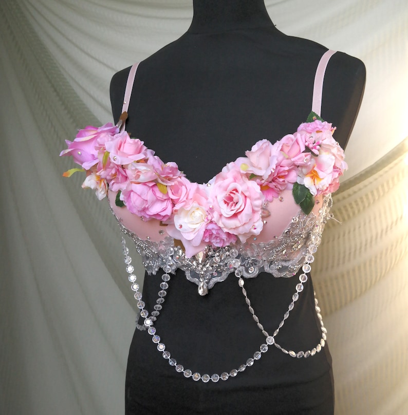 Adult Fairy Costume Fairy Rave bra Pink Rave Bra Princess Etsy