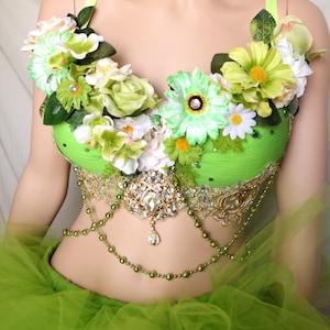 sexy tinkerbell lingerie Cosplay Costume Wings Bra Fairytale Tinker Bell Glossy Sexy Costume Adults'  Women's Carnival Masquerade Mardi Gras Party Halloween Performance Dress Up  2026 main image 1