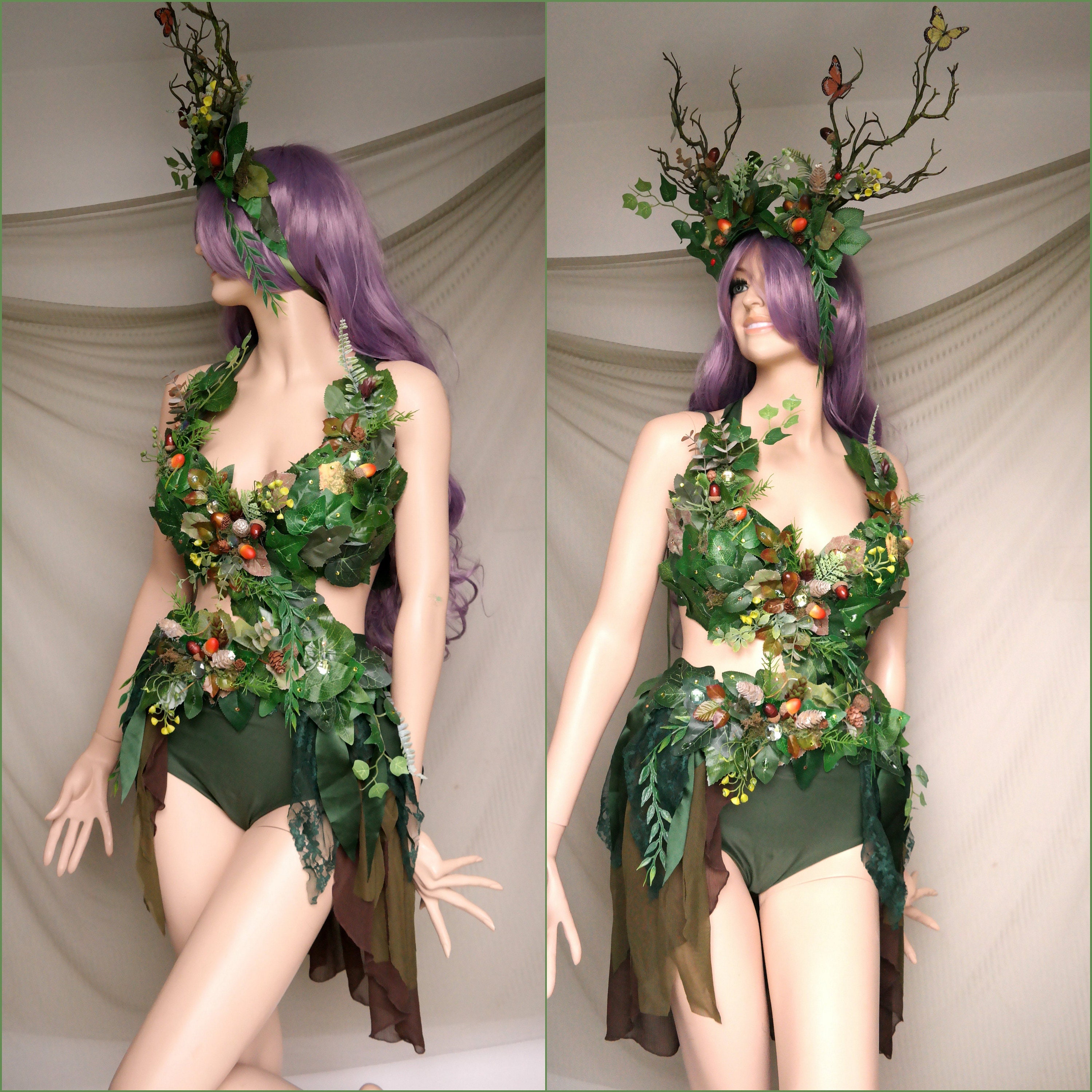 Adult Fairy Costume Woodland Fairy Costume Forest Fairy