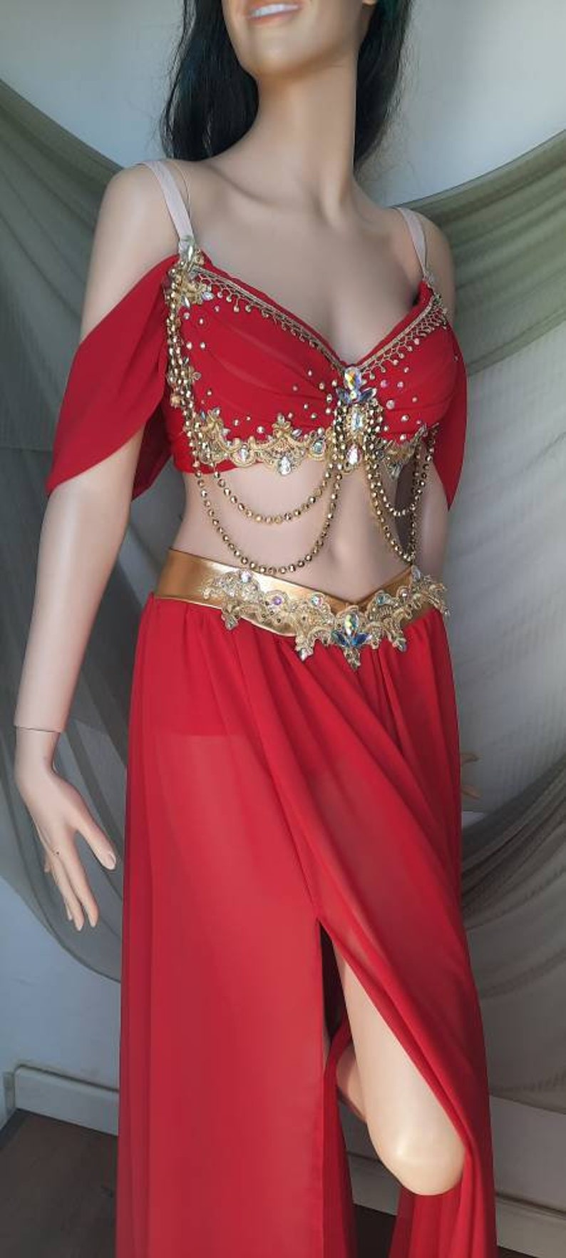 Red Princess Jasmine Costume Adult