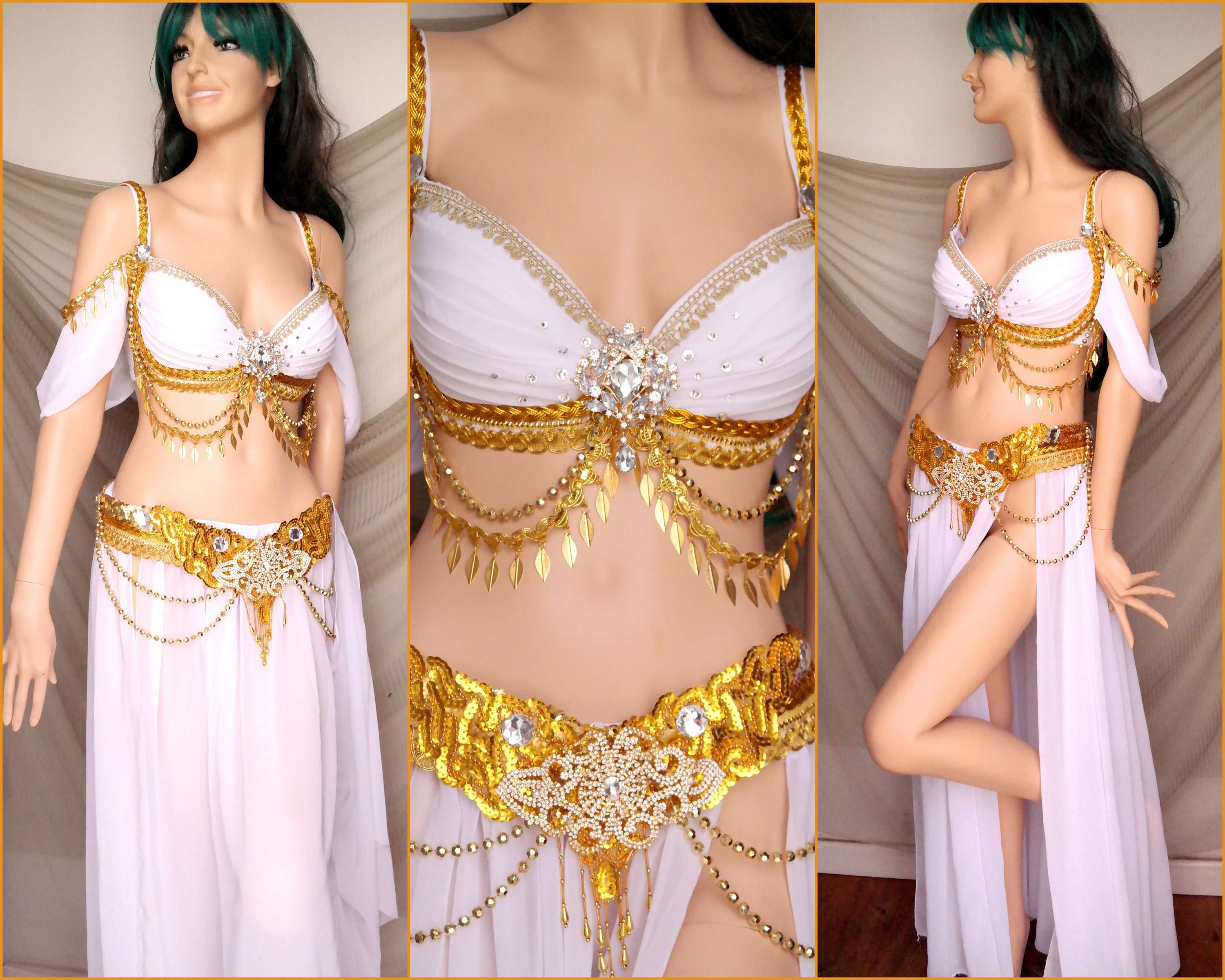 Greek Goddess Costume, Goddess Costume, Fantasy Dress, Gold