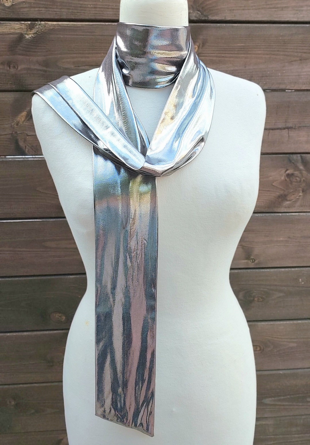 スカーフ RABANNE Woman Neck scarf Silver 19EBB0018MET004 P040 Silver chainmail Scarf | Rabanne