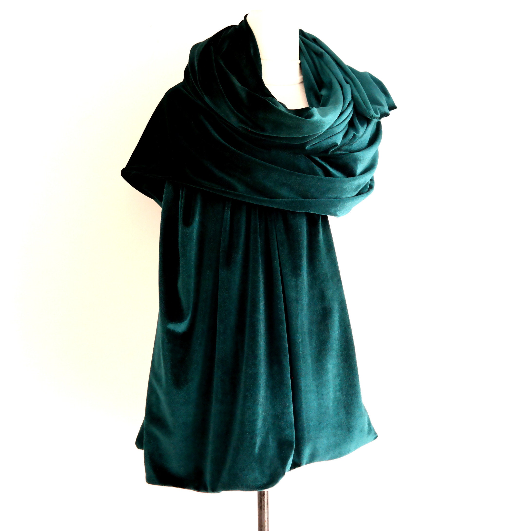 Green Velvet Shawl Many Colors Available Large Velvet Shawl Etsy UK