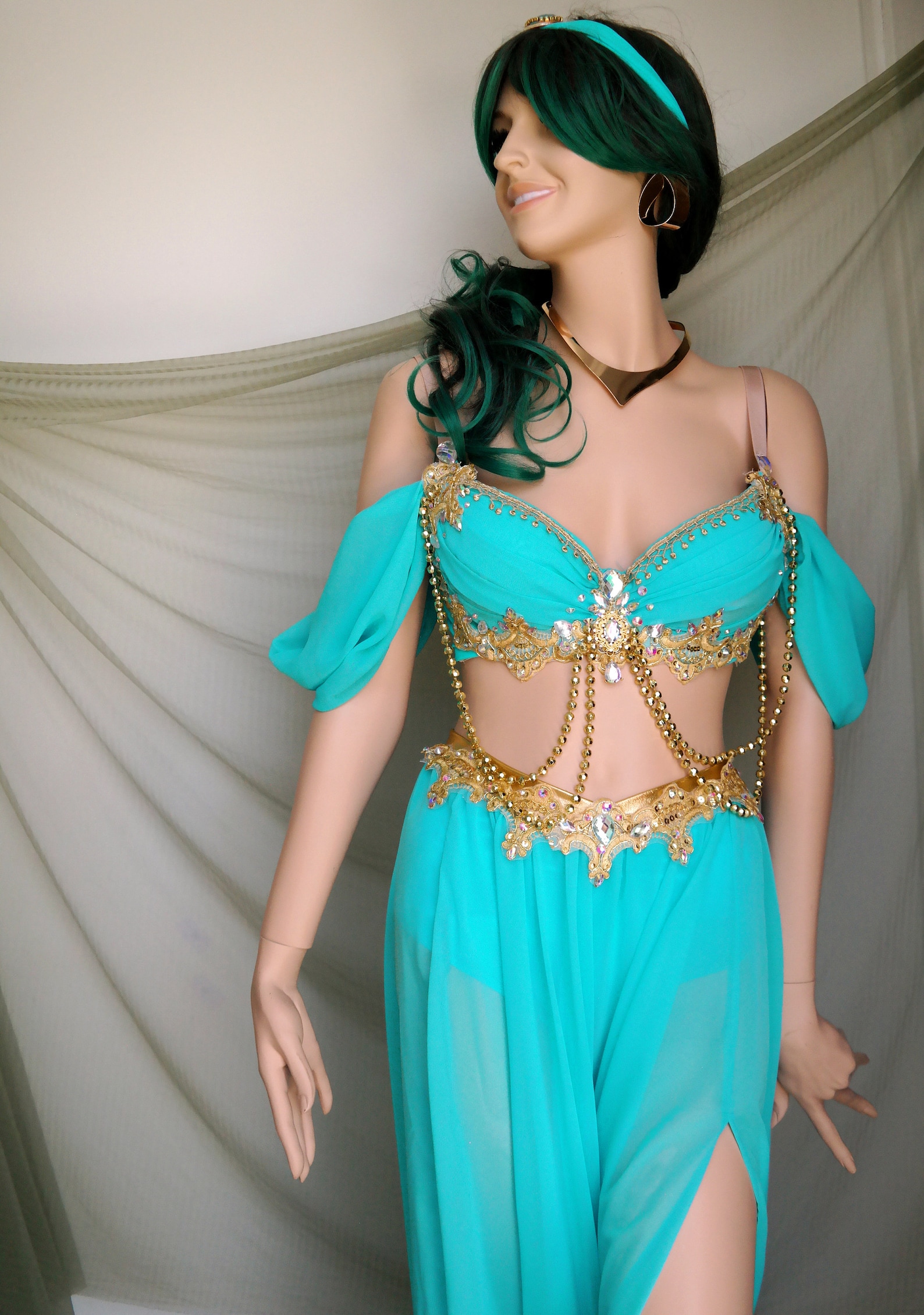 Jasmine Swimsuit - 2 Piece costume main image 1