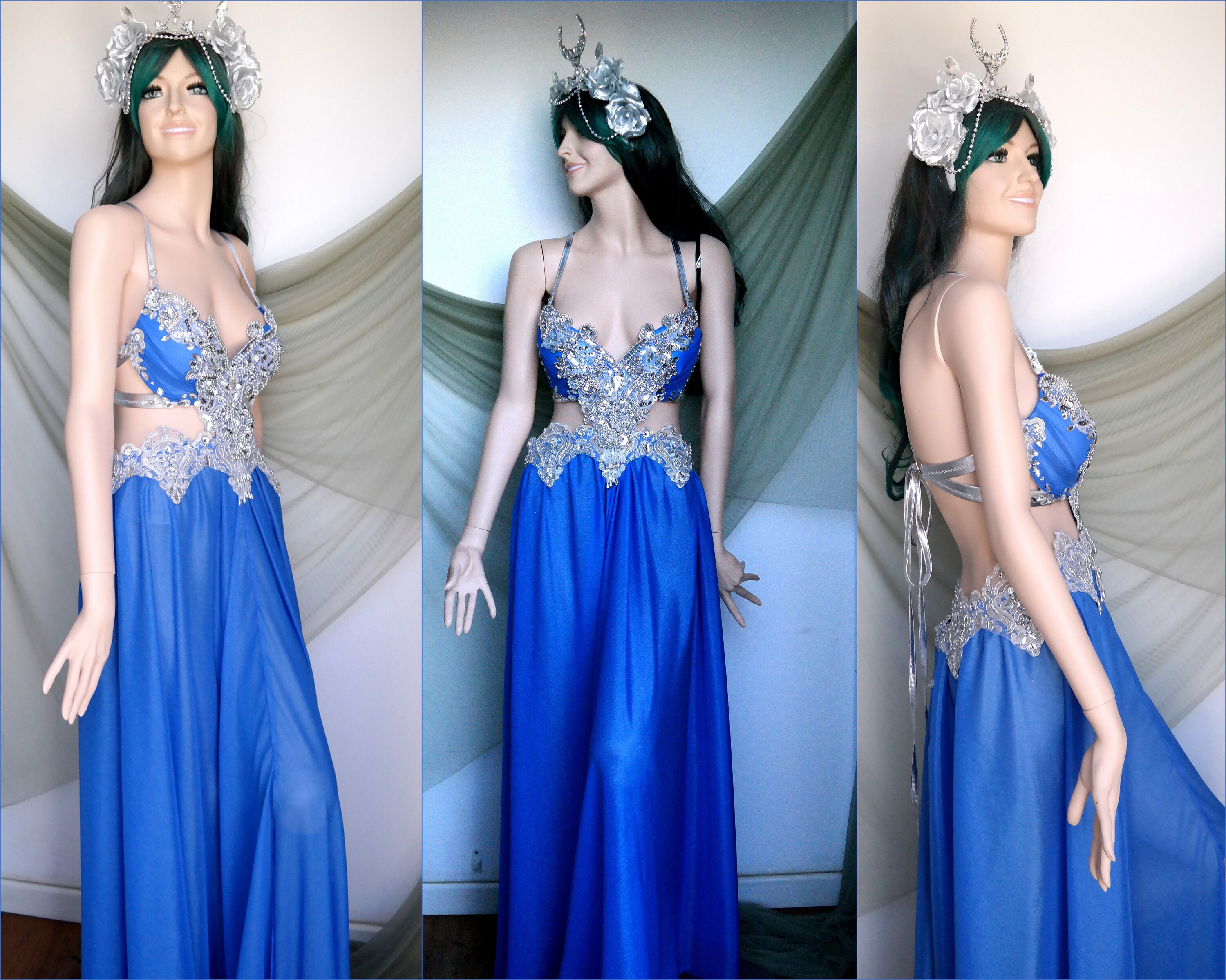 Pre Made Ready to Ship Moon Goddess costume Sexy Princess Etsy