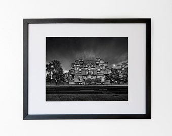 Habitat 67  – Montreal’s edgiest landmark – Art Print with Mat, 11x14 in or 8x10 in