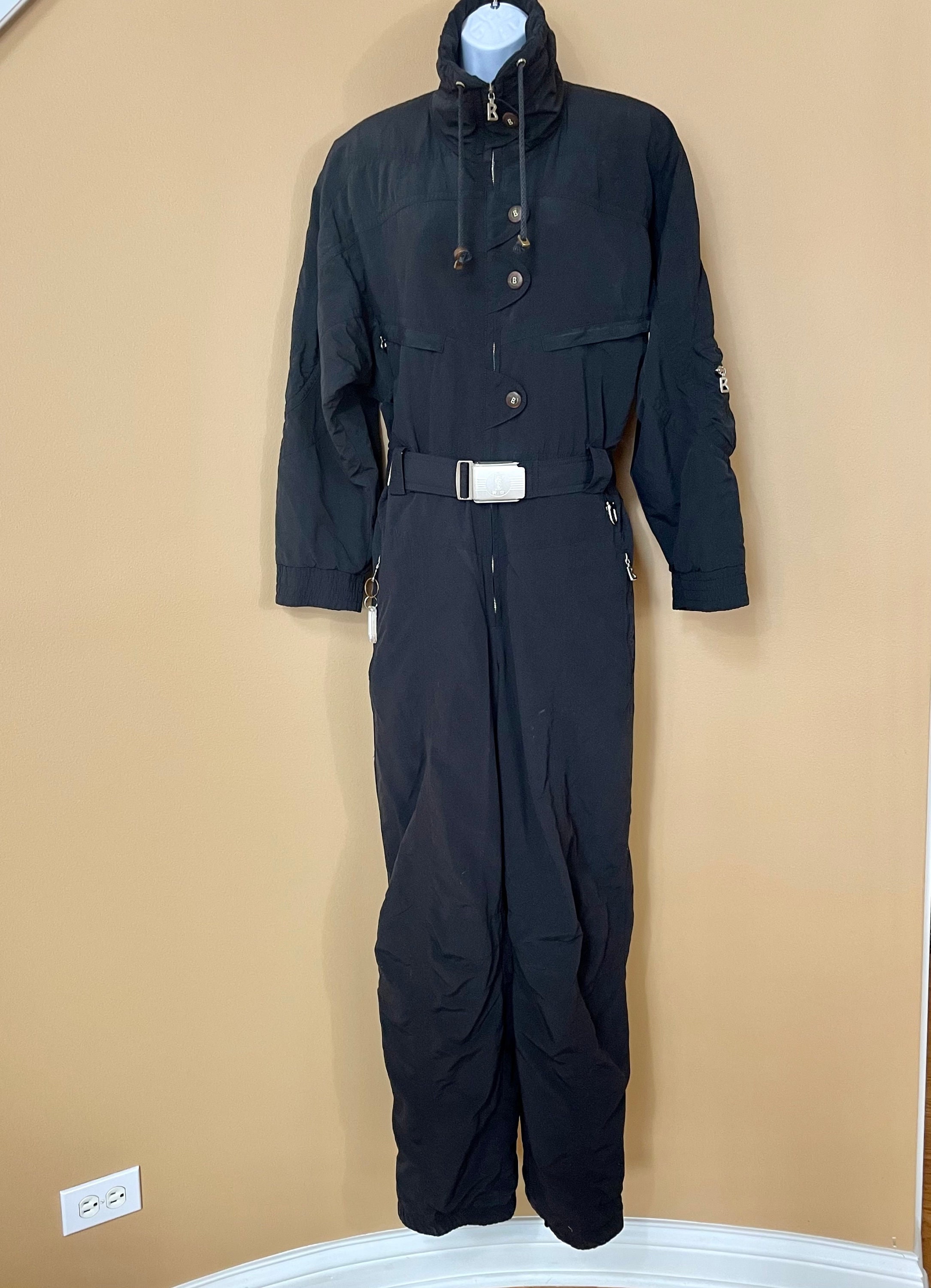 VINTAGE 80s 90s Bogner Black Ski Suit Etsy Ireland