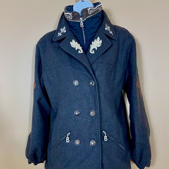 VINTAGE Bogner wool jacket