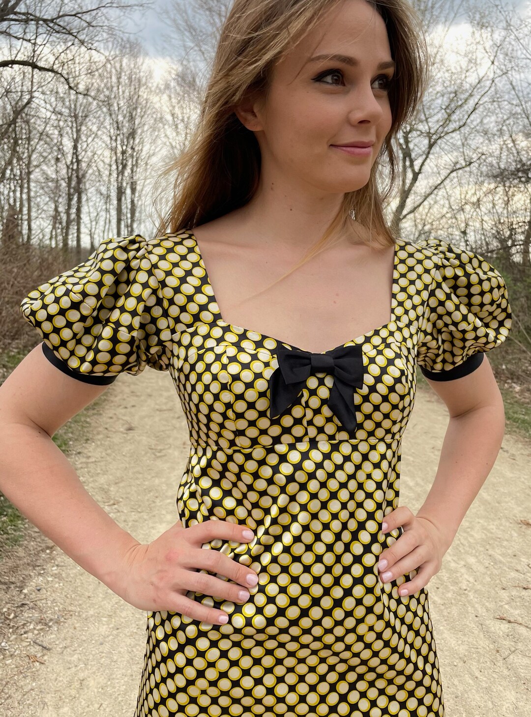 Betsey Johnson Babydoll Dress Y2K Betsey Johnson Babydoll Midi Dress