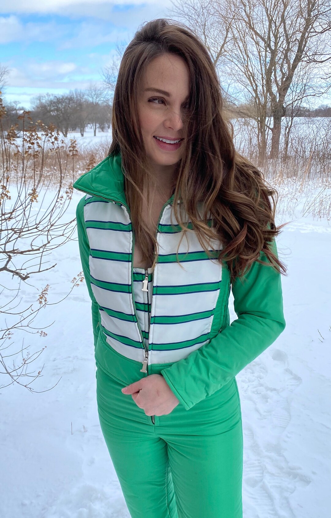 Vintage] 90sPhenix design Snow Jumpsuit