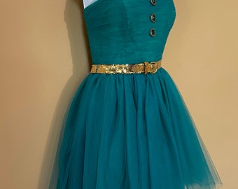 Vintage Betsey Johnson Tea Party Strapless Dress - Etsy