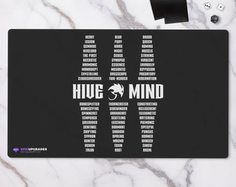 Hive Mind - Playmat - Magic the Gathering Slivers Creatures Tribe EDH 24"x14" MTG Card Mat