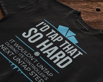 MTG プレイヤー向け T シャツ、統率者向けギフト、マジック ザ ギャザリング EDH 向け、おもしろパーカー、Id Tap That So Hard ユーモア