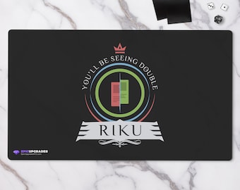 Commander Riku Playmat - Magic the Gathering 24"x14" Custom EDH of Two Reflections MTG Card Mat