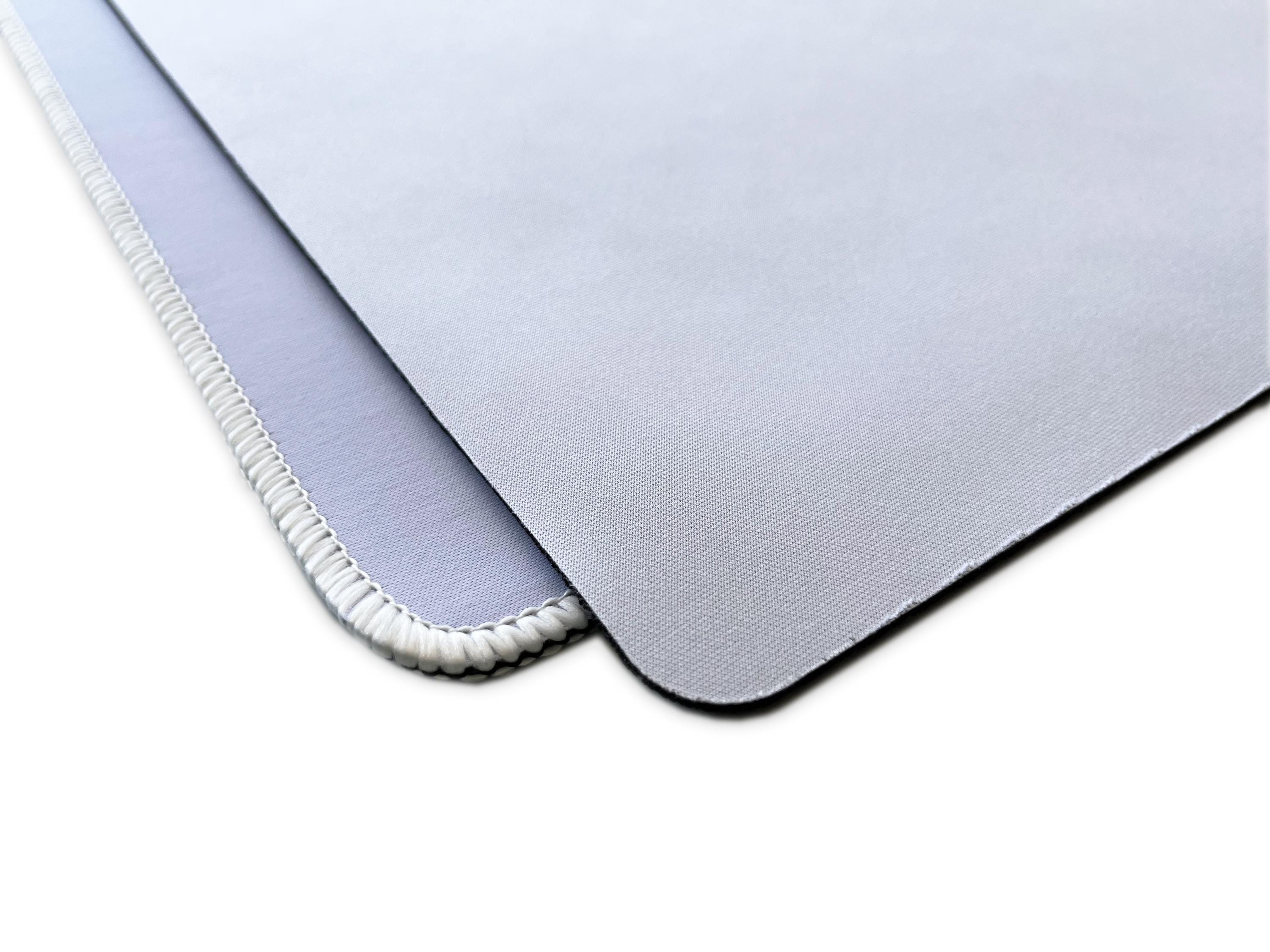 White Playmat - 24"x14" Blank Unbranded Plain Customizable Card Game ...