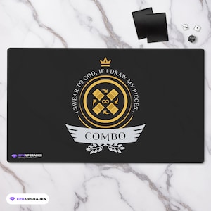 Combo Life Playmat - Magic the Gathering 24&quot;x14&quot; Custom MTG Card Mat