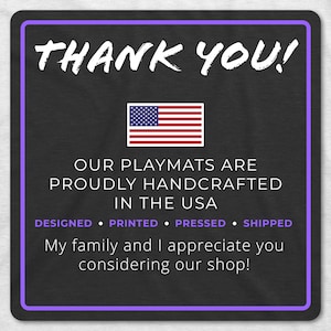 Thank you! Shopping small makes a big difference. My family and I appreciate you considering our shop! Epic Upgrades MTG products are made in the USA