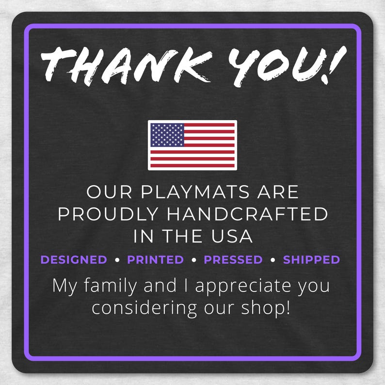 Thank you! Shopping small makes a big difference. My family and I appreciate you considering our shop! Epic Upgrades MTG products are made in the USA