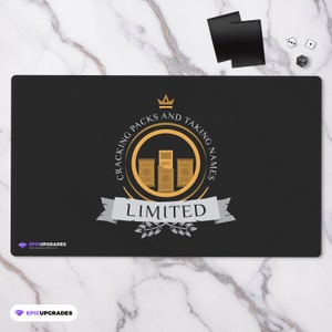 Tapis de jeu V2 à durée de vie limitée - Magic the Gathering 24 x 14 po. Tapis de cartes MTG personnalisé au format scellé
