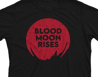 Blood Moon Rises - Magic the Gathering Red Mountain MTG Unisex T-Shirt or Hoodie