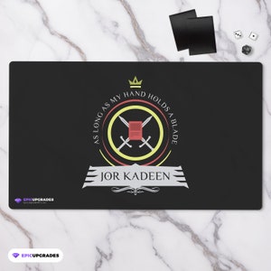 Commander Jor Kadeen Playmat - Magic the Gathering 24"x14" EDH MTG Card Mat