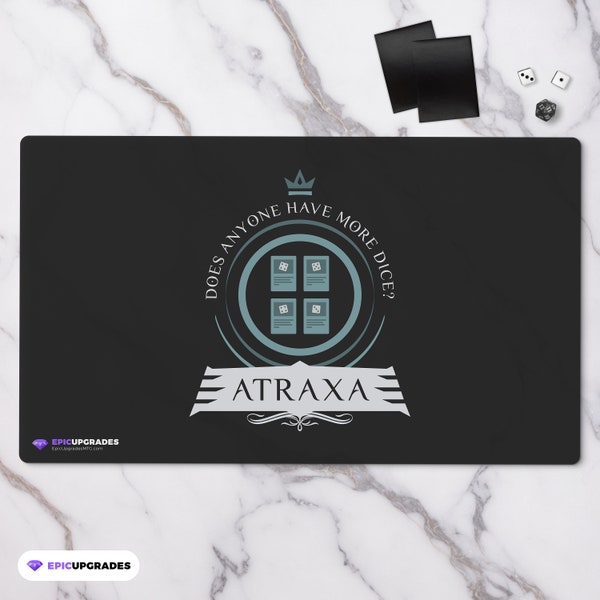 Commander Atraxa Playmat - Magic the Gathering 24"x14" Planeswalkers Custom Praetors' Voice EDH MTG Card Mat