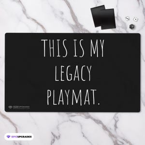 Dies ist mein Vermächtnis Spielmatte - Magic the Gathering Lustige 24 "x 14" MTG Kartenmatte