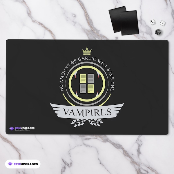 Vampires Playmat - Magic the Gathering 24"x14" Tribal Archetype Custom MTG Card Mat