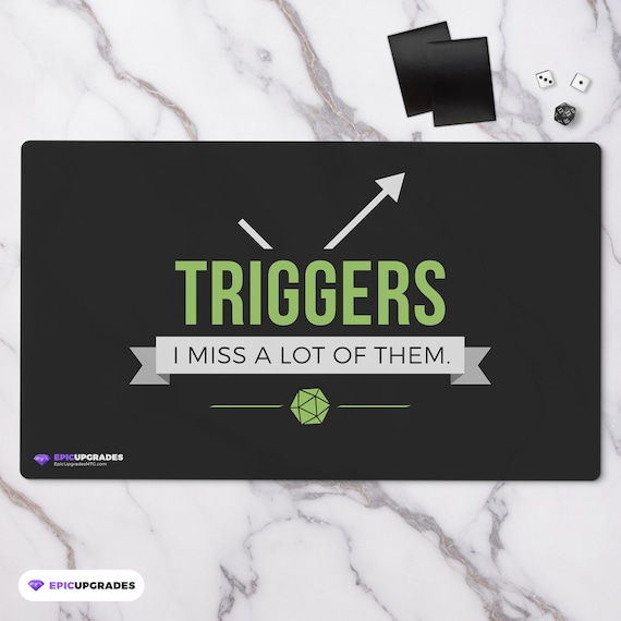 Triggers Playmat - Magic the Gathering Funny 24"x14" Custom MTG Card Mat - Etsy Israel Triggers Playmat - Magic the Gathering Funny 24"x14" Custom MTG Card Mat - Etsy Israel