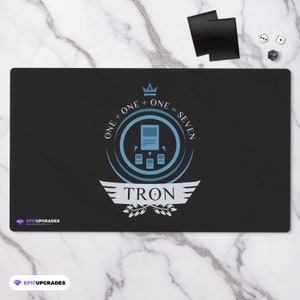 Mono Blue Tron Life Playmat - Magic the Gathering Modern Archetype Deck 24&quot;x14&quot; Custom MTG Card Mat