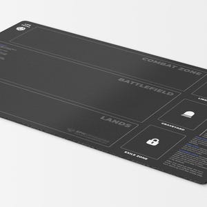 Beginner playmat for magic the gathering players. Rookie play mat mtg newbies with zones, phases, keywords, and life total. 14 by 24 inch dimensions. helpful learning gift for tcg newcomers