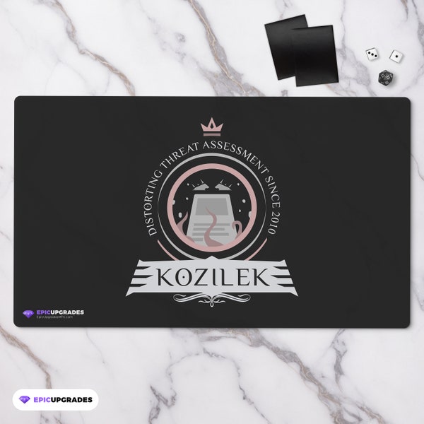 Commander Kozilek Playmat - Magic the Gathering 24"x14" Colorless Eldrazi Custom EDH MTG Card Mat