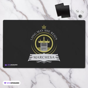 Commander Marchesa Playmat - Magic the Gathering 24"x14" Queen EDH MTG Card Mat