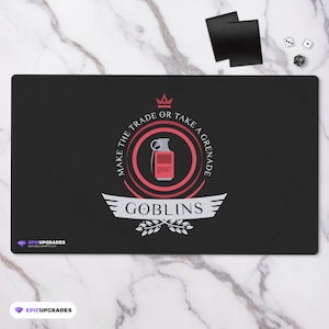 Goblins Life Playmat - Magic the Gathering Modern Legacy Tribe Archetype 24&quot;x14&quot; Custom MTG Card Mat
