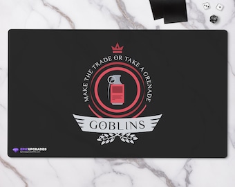 Goblins Life Playmat - Magic the Gathering Modern Legacy Tribe Archetype 24"x14" Custom MTG Card Mat