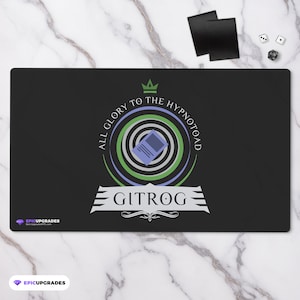 Commander Gitrog Playmat - Magic the Gathering EDH 24&quot;x14&quot; Monster Lands Custom MTG Card Mat
