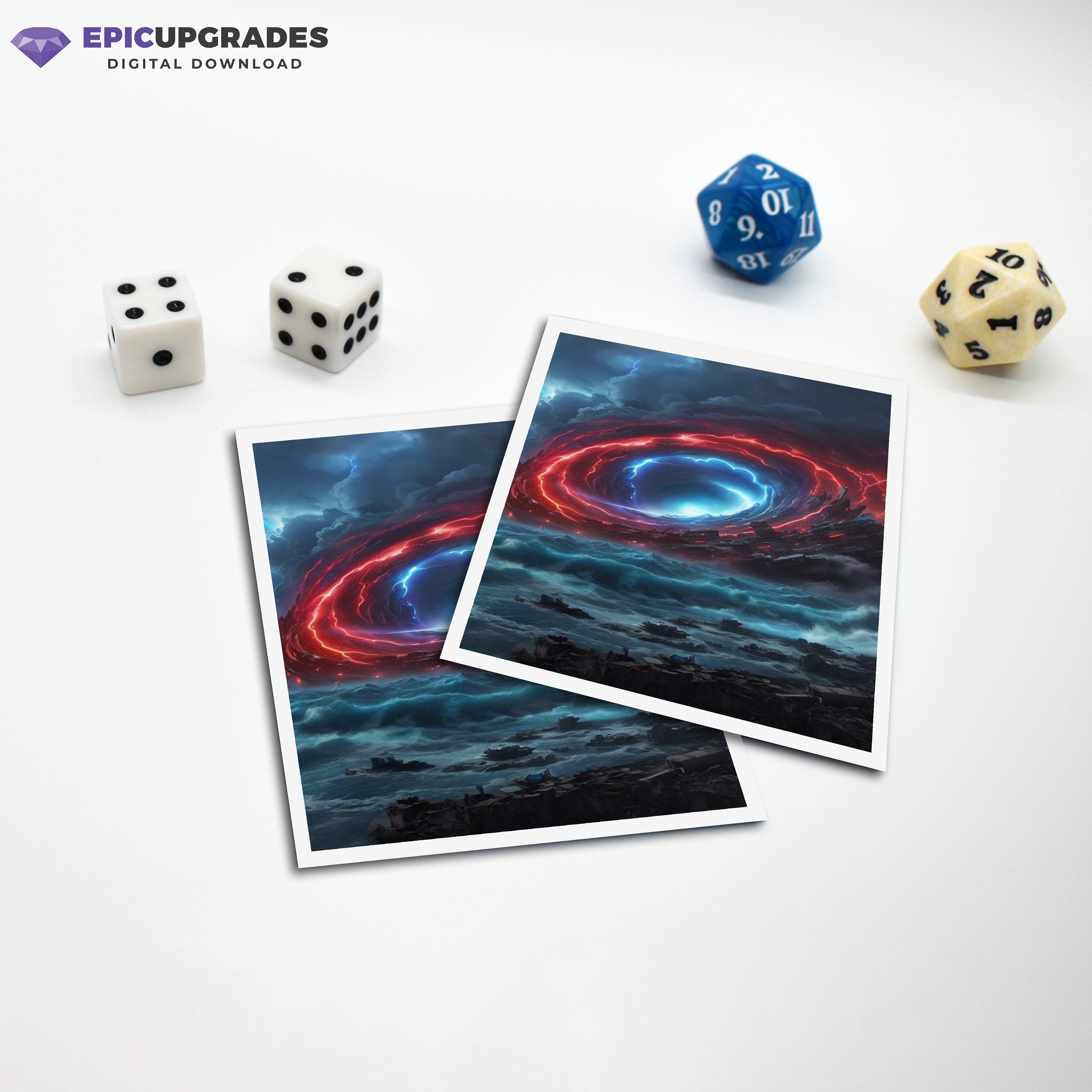 Cyclonic Rift Custom Digital Download | Cyclonic Rift Inspired Custom Art for MTG Sleeves ...