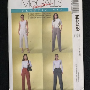 McCall&#39;s M4459 Uncut Pants Pattern Sizes 14/16/18