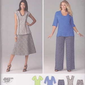 Simplicity 1431 Uncut Tunic/Pants/Skirt/Dress Pattern Sizes 20W thru 28W