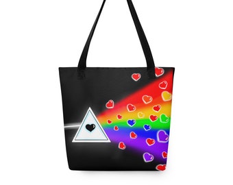 Heart Side of the Moon Tote Bag