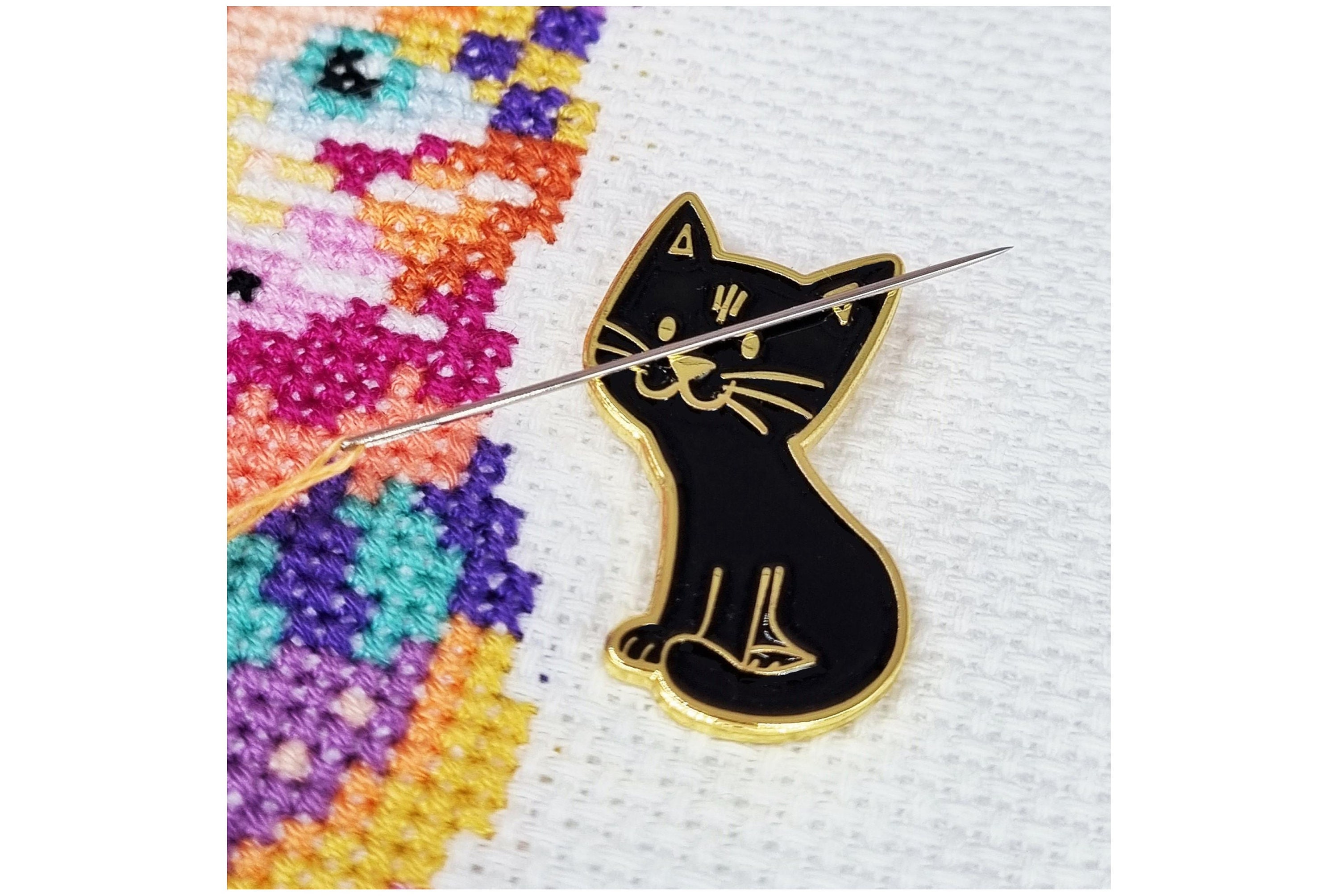 Needle Minder Magnetic For Cross Stitch Embroidery Cartoon Needle Nanny