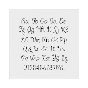 Alphabet Cross Stitch Pattern | Number Cross Stitch | Custom Cross Stitch | Personalised Cross Stitch | Cross Stitch Sampler | Font Stitch